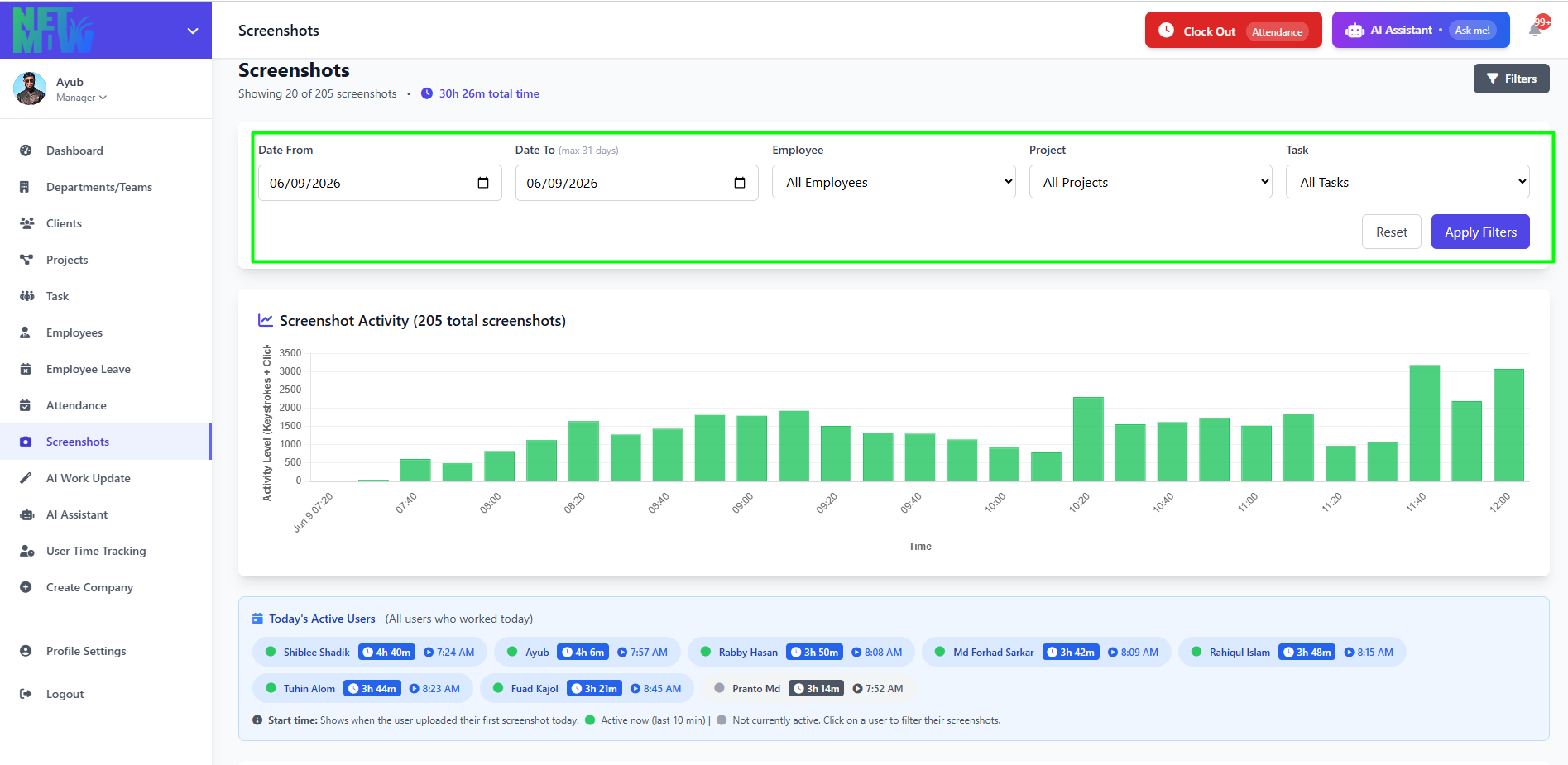 Real-Time Workforce Intelligence