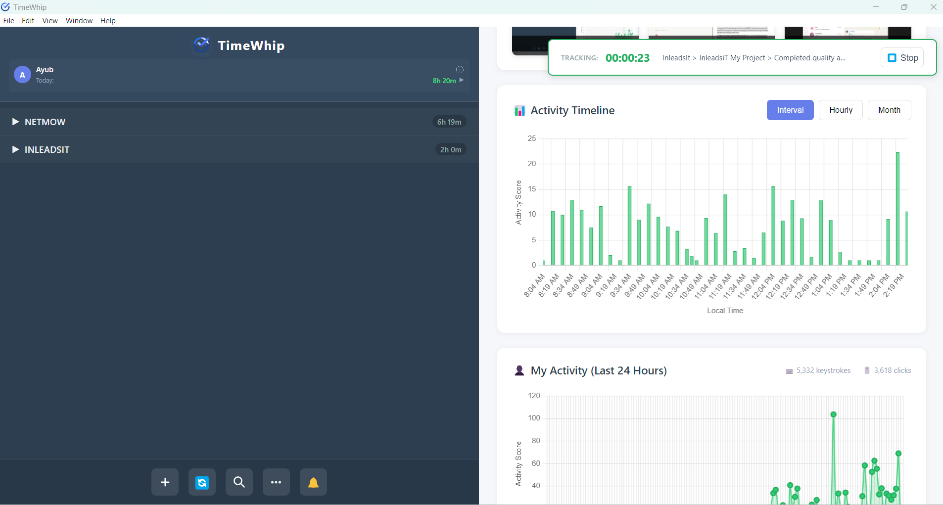 Automated Task Tracking Methods