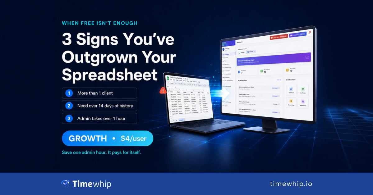 time tracking software for growing teams